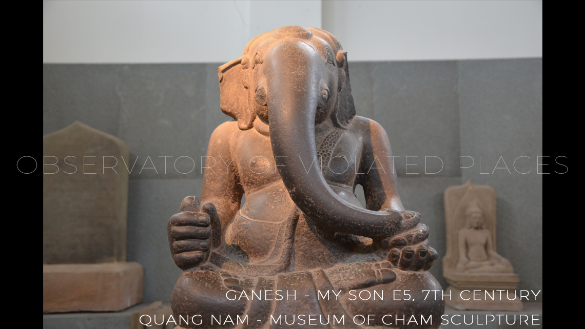 GANESH - My Son E5, 7th century (Quang Nam - Museum of Cham Sculpture - Danang, Vietnam)