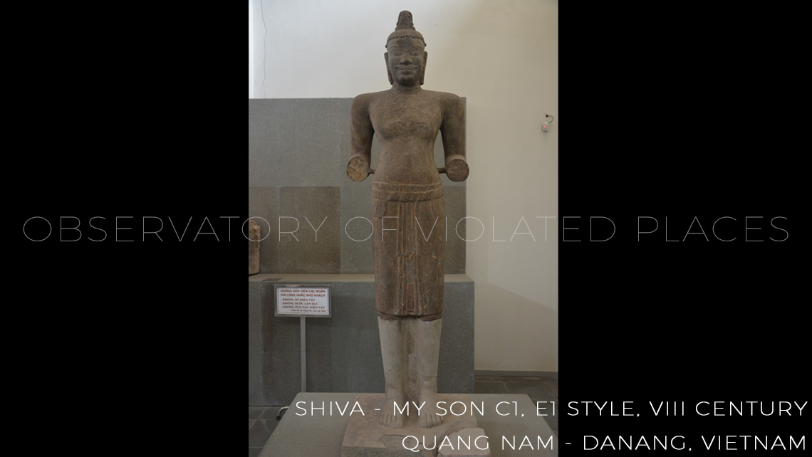 SHIVA - My Son C1, E1 style, VIII century, (Quang Nam - Museum of Cham Sculpture - Danang, Vietnam)