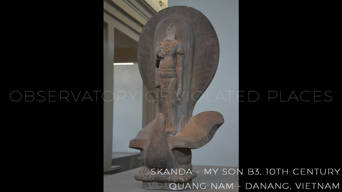 SKANDA - My Son B3, 10th century (Quang Nam - Museum of Cham Sculpture - Danang, Vietnam)